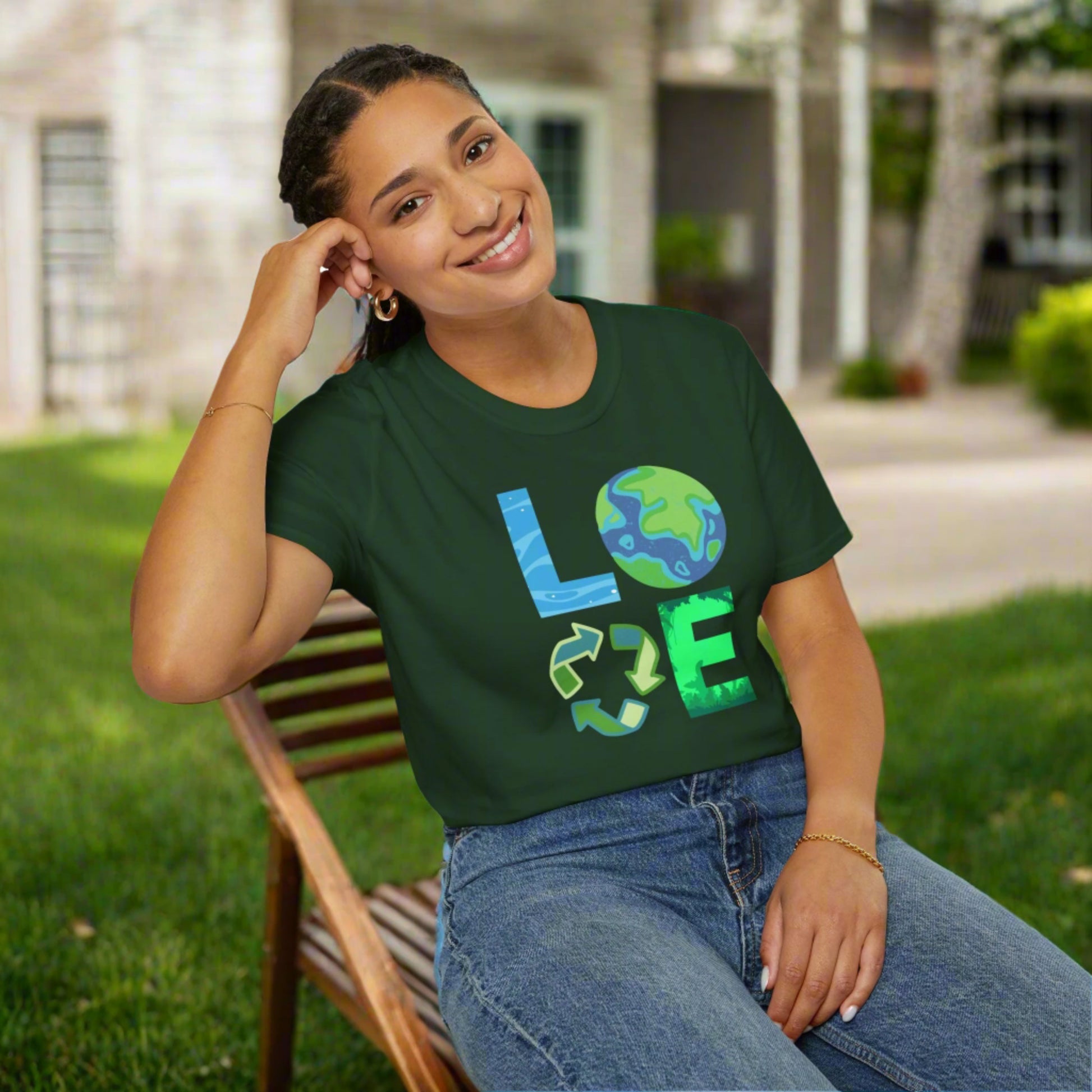 Image: A powerful and stylish Love Earth Day shirt designed to spread awareness about climate change and environmental protection. This unisex tee is perfect for families who want to celebrate Earth Day together. With a comfortable fit and an eye catching design, it is great for eco conscious individuals who want to make a statement about sustainability. An excellent choice for nature lovers and green living advocates, by jaecrece.
