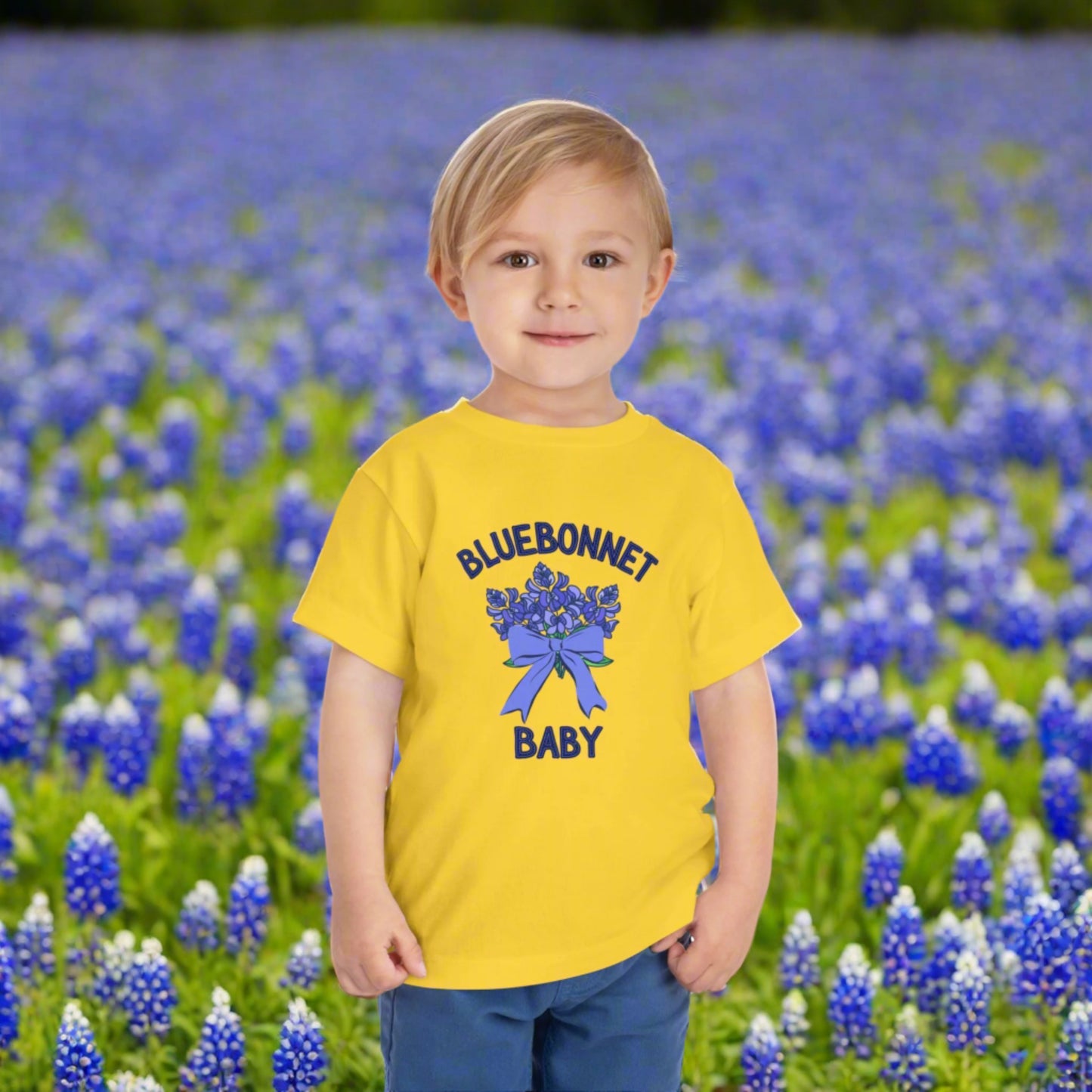 Image: Dress your little one in this Texas wildflower baby tee featuring a delicate bluebonnet design. This lightweight, breathable shirt is ideal for outdoor spring adventures, from bluebonnet field pictures to Easter celebrations. Designed for comfort and style, it makes a great gift for a baby shower, first birthday, or toddler wardrobe upgrade. Celebrate Texas pride and nature’s beauty with this must-have floral t-shirt for kids, by jaecrece.