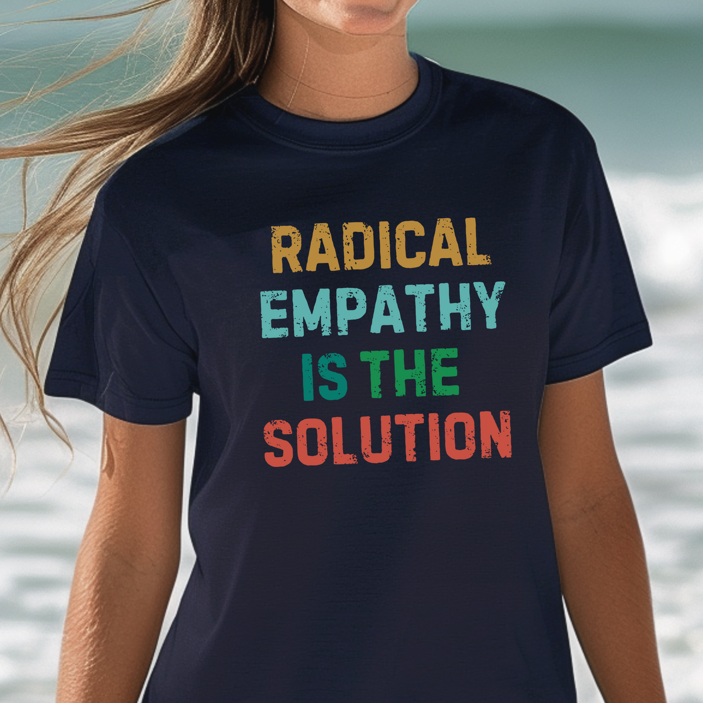 Introducing our Empath Shirt, a unique and stylish way to express your stance on social justice and human rights. This radical empathy t-shirt is perfect for activists looking to promote kindness and empowerment. Whether you're attending a women's march or just want to wear a message of unity, this shirt delivers a powerful statement. The subtle anti Trump design makes it an ideal gift for friends who stand against hate and support equality.