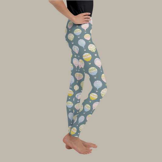 Hot Air Balloon Youth Leggings