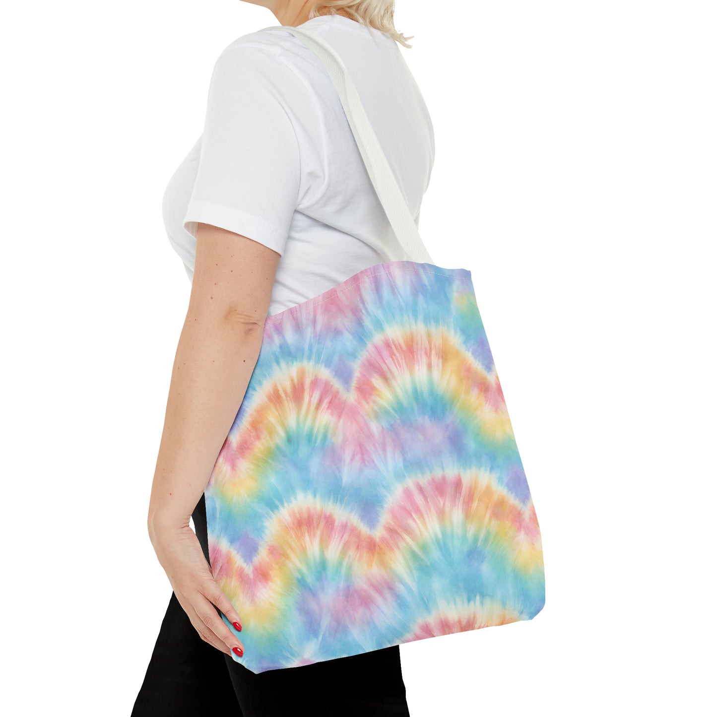 Tie Dye Hearts Tote Bag - jaecrece