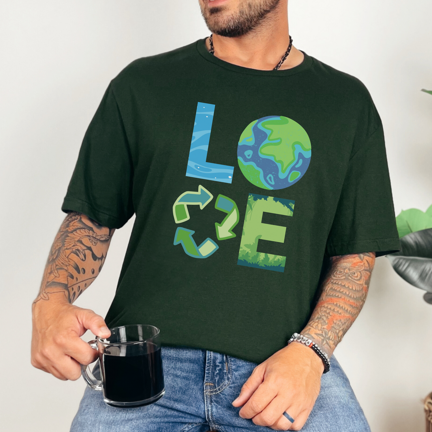 Image: A stylish and comfortable Love Earth Day shirt featuring a bold environmental message. Designed for all ages, this unisex tee is perfect for boys, girls, men, and women who want to show their support for eco friendly living. Whether worn on Earth Day or as an everyday reminder to care for the planet, this shirt makes a great statement piece for nature lovers, activists, and families who believe in protecting Mother Earth, by jaecrece.