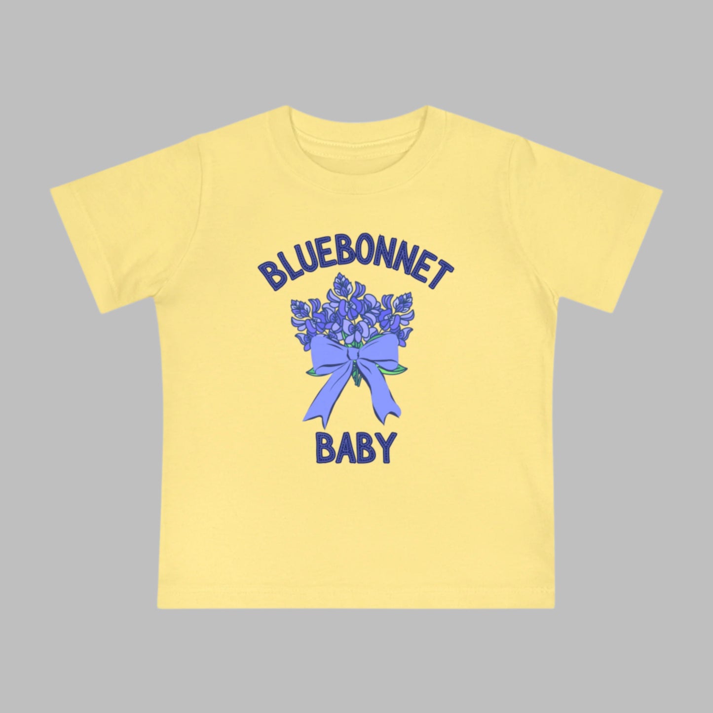 Image: This baby t-shirt showcases the beauty of Texas wildflowers with a detailed bluebonnet design. Ideal for springtime adventures, it’s a perfect outfit for bluebonnet field photos, Easter gatherings, or everyday wear. The lightweight fabric ensures breathability and comfort, making it a great gift for baby showers or first birthdays. A must-have for little Texans who love nature, this floral tee adds charm to any wardrobe, by jaecrece.