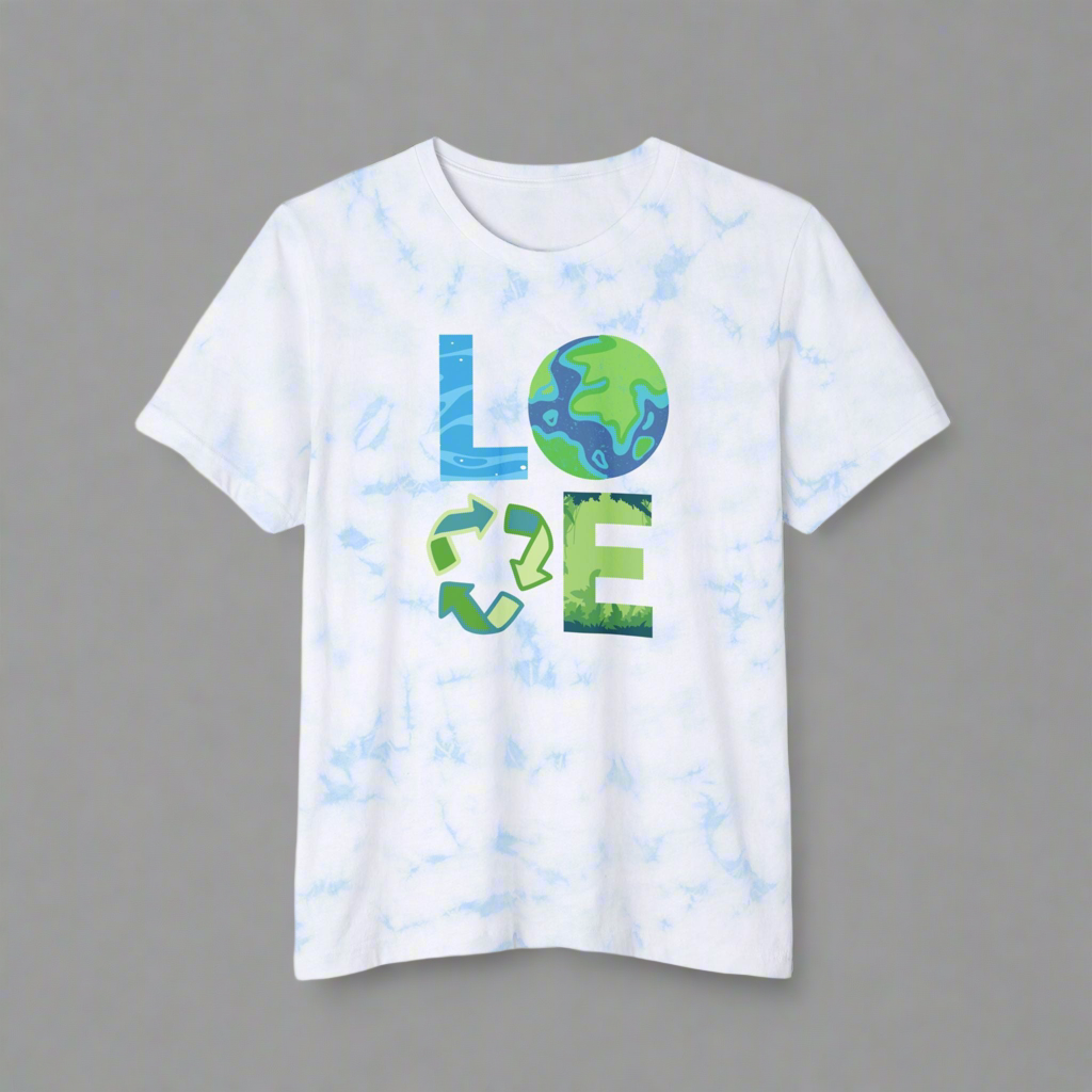 LOVE Earth Day Tie-Dyed T-Shirt