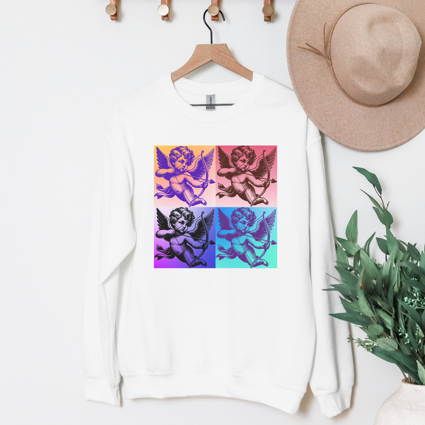 Pop Art Cupid Women's Sweatshirt