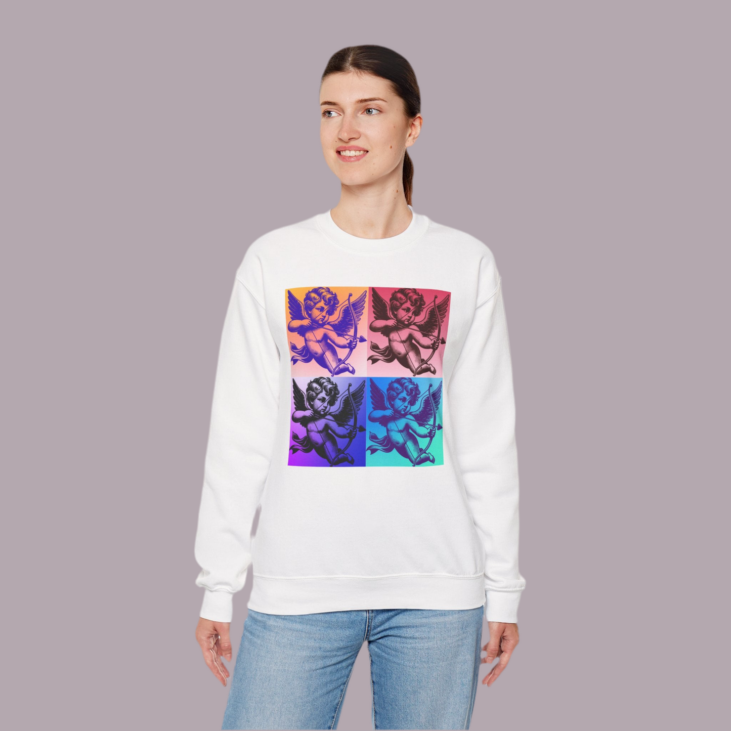 Pop Art Cupid Women's Sweatshirt
