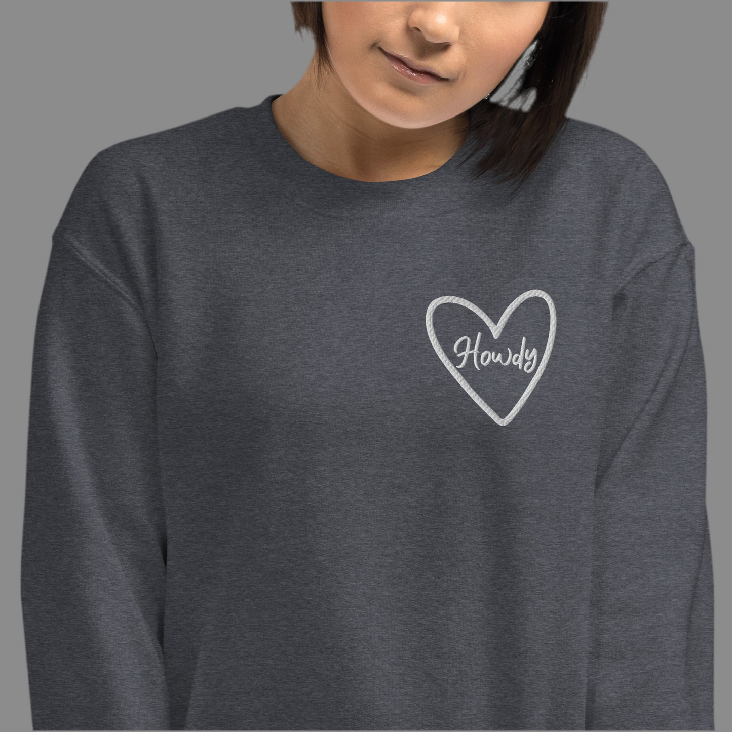 Howdy Embroidered Sweatshirt