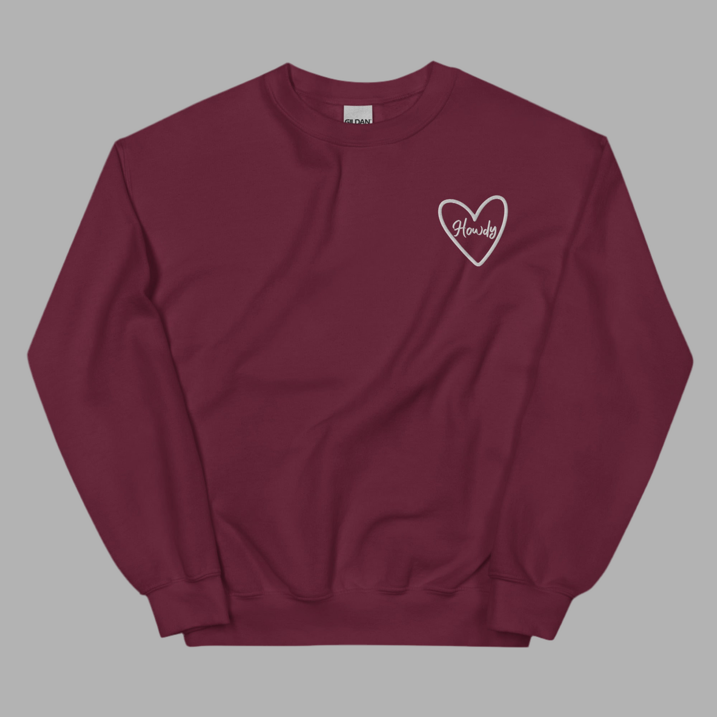 Howdy Embroidered Sweatshirt