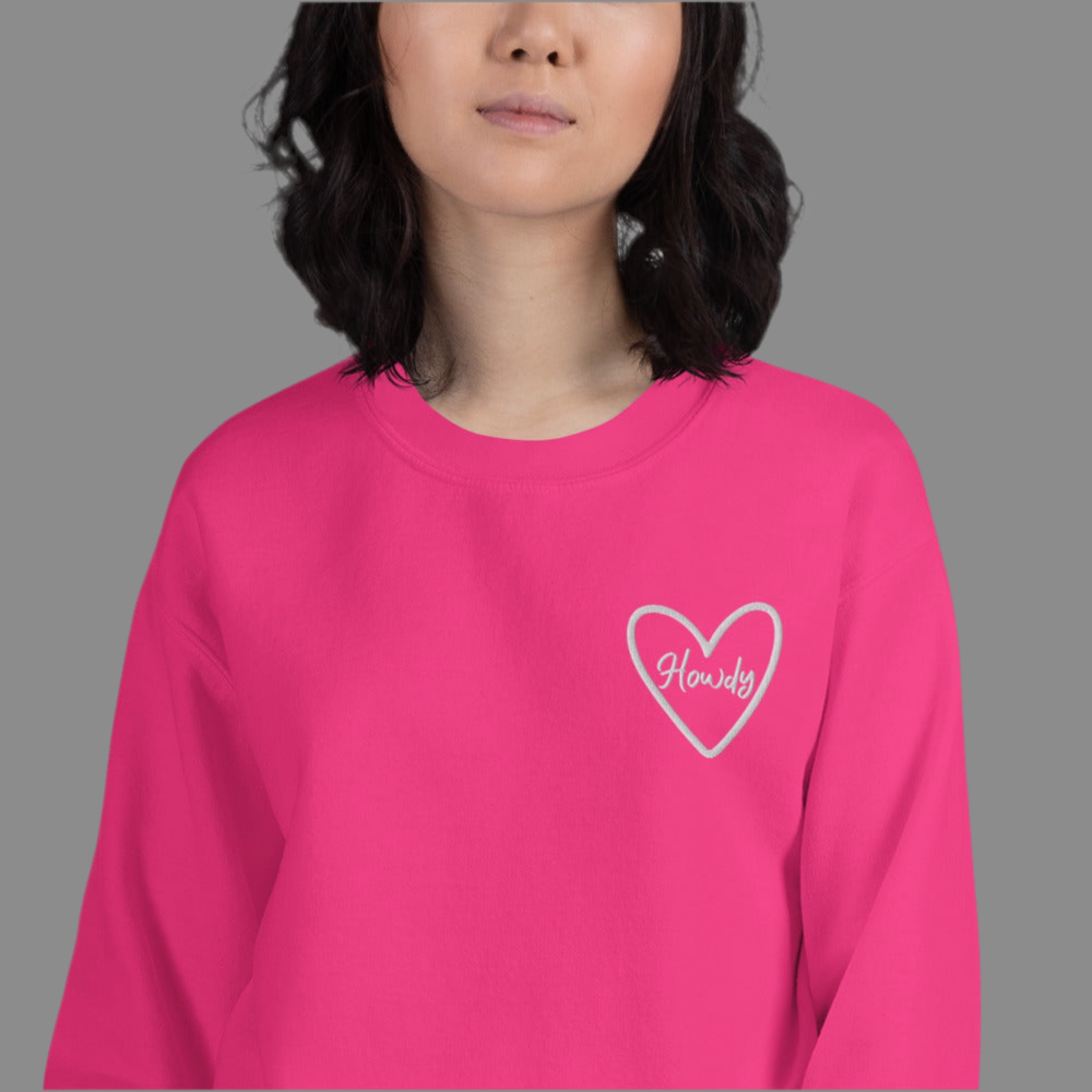 Howdy Embroidered Sweatshirt