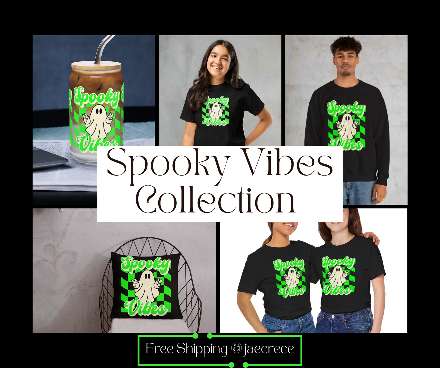 Spooky Vibes Halloween Toddler Hoodie