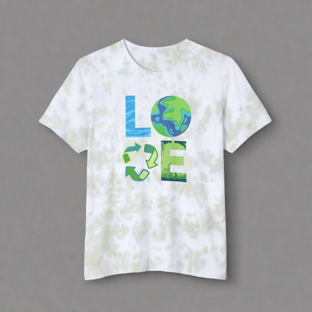 LOVE Earth Day Tie-Dyed T-Shirt