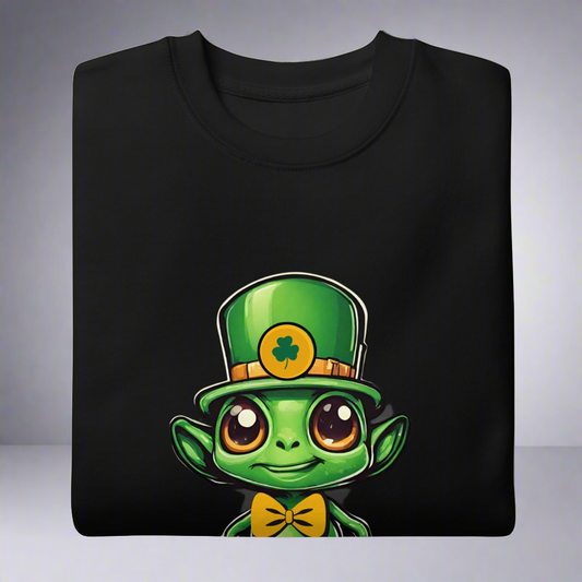 Just a Wee Bit Irish Alien Unisex Premium Sweatshirt
