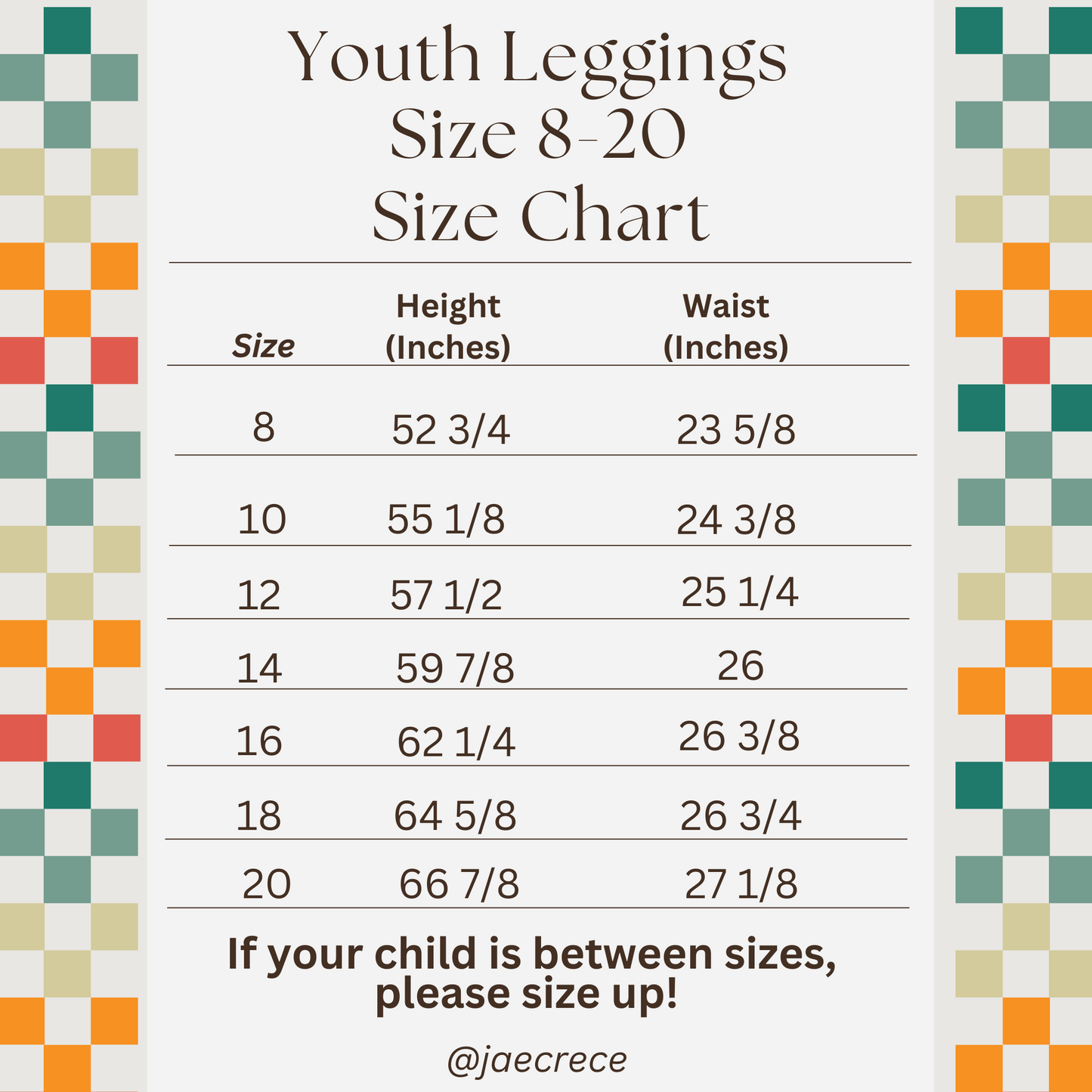 2025 Youth Leggings