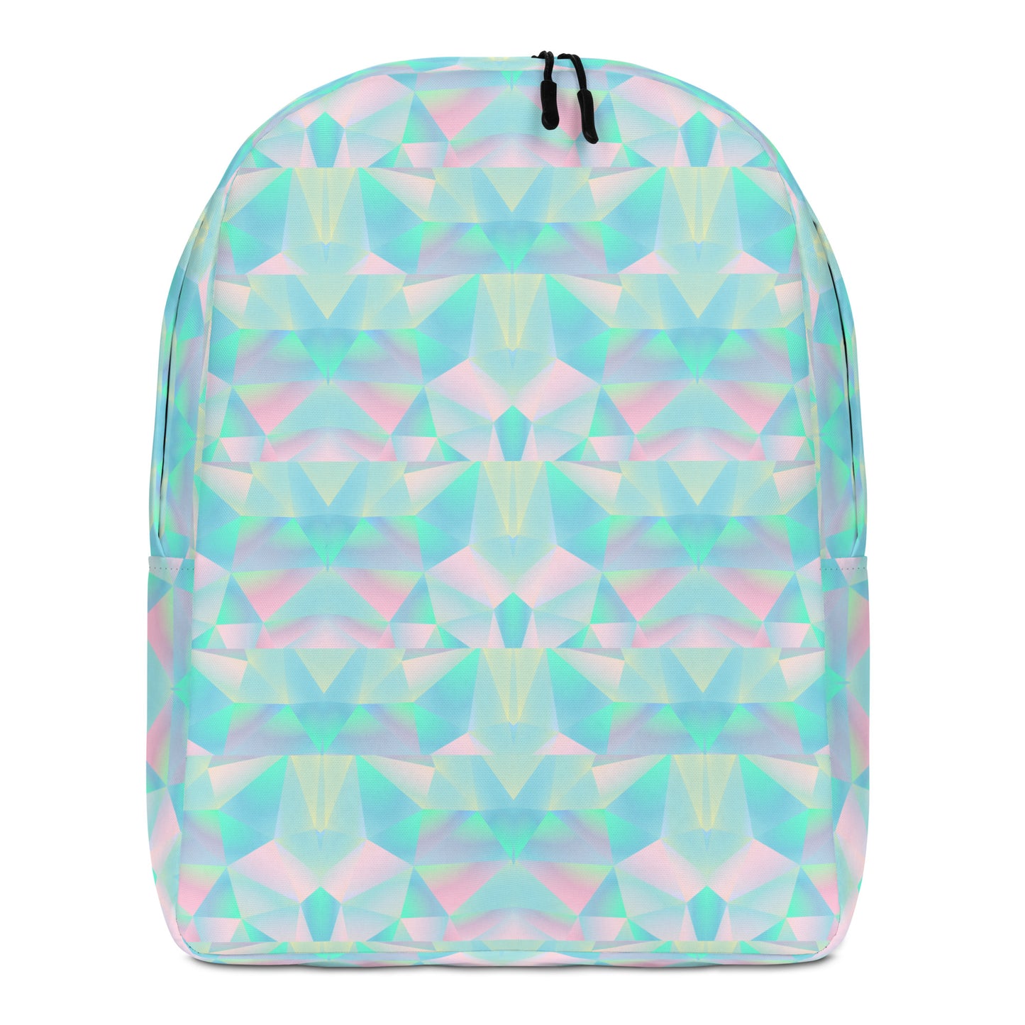 Pastel Prisms Blue Geometric Backpack