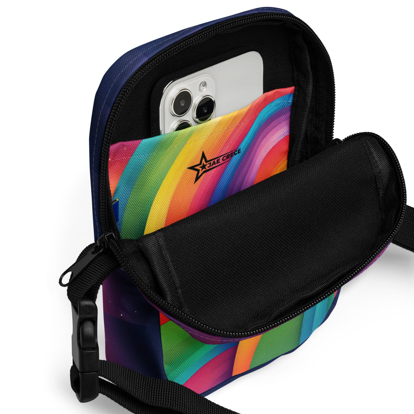 Rainbow Love Utility Crossbody Bag