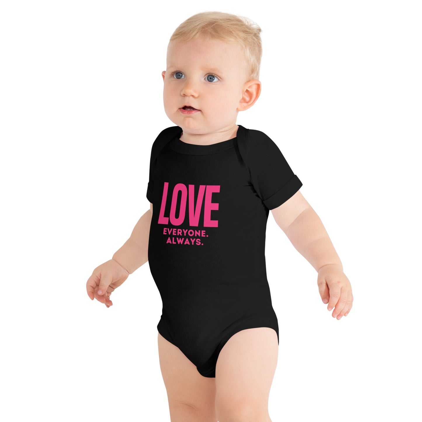 LOVE Everyone. Always.  Valentine Baby Onesie - jaecrece