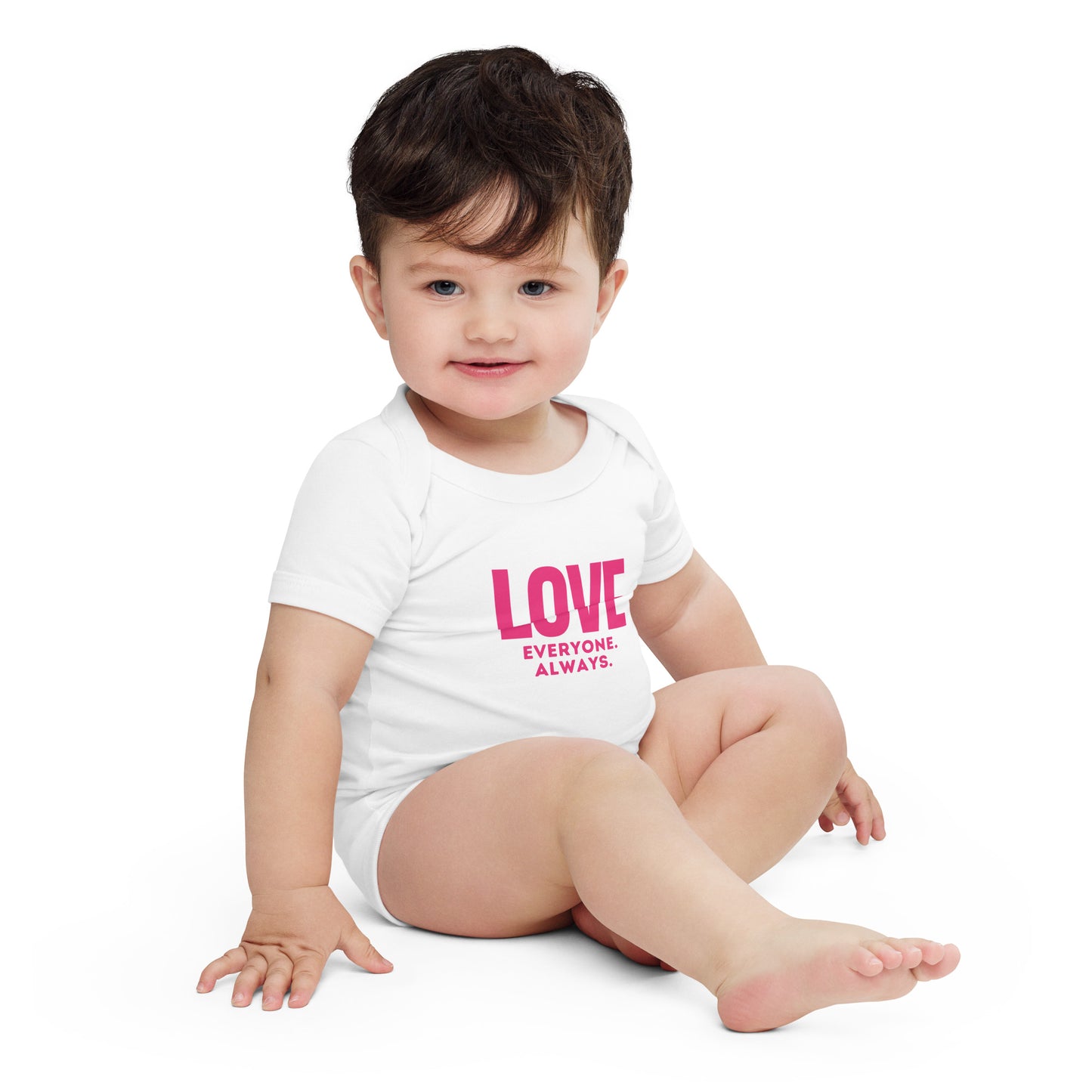 LOVE Everyone. Always.  Valentine Baby Onesie - jaecrece
