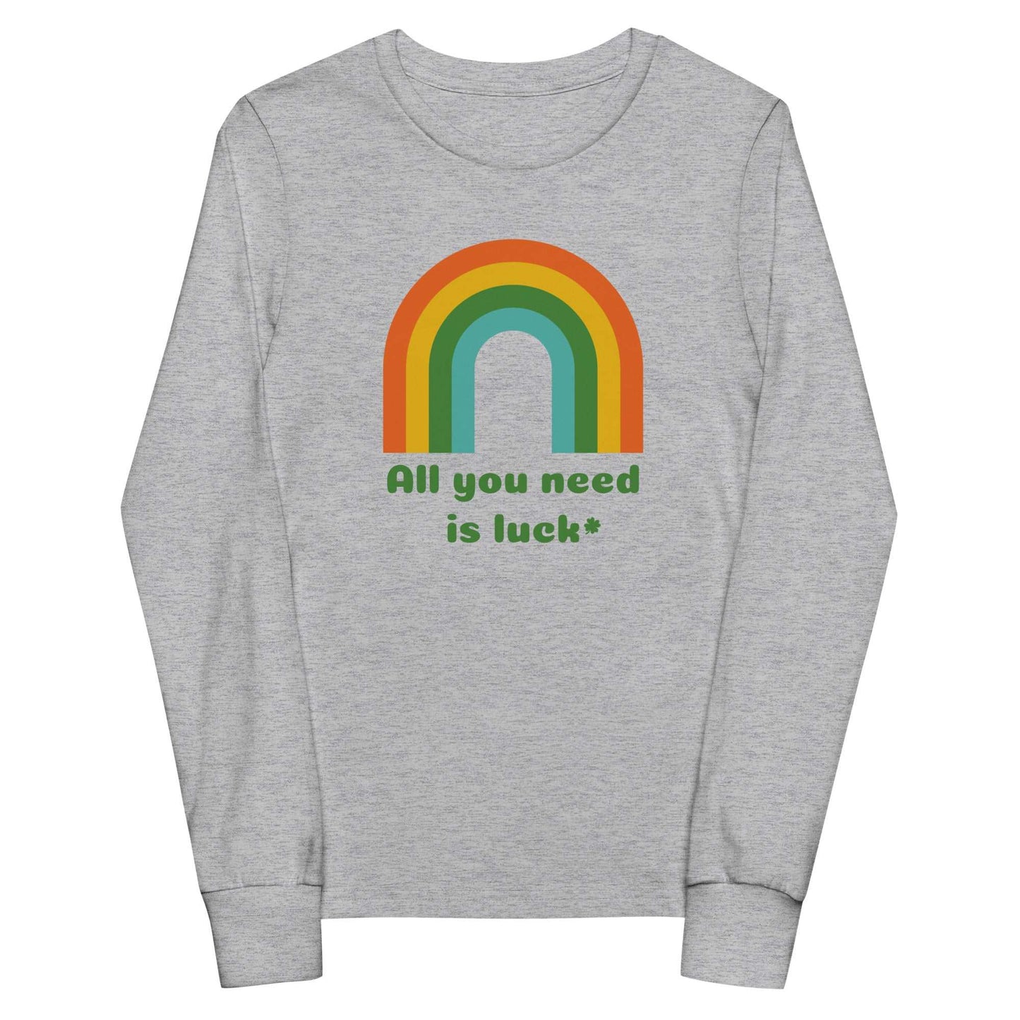 All You Need is Luck Youth Long Sleeve Tee (Size S, M, L) - jaecrece