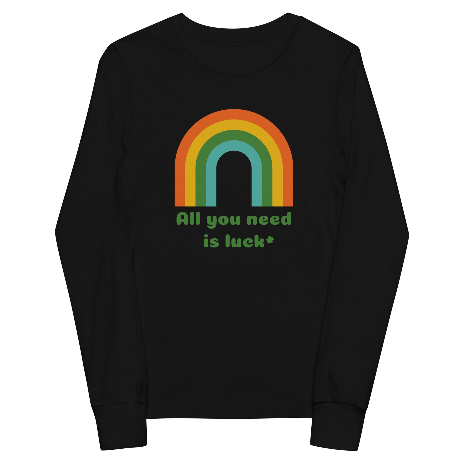 All You Need is Luck Youth Long Sleeve Tee (Size S, M, L) - jaecrece