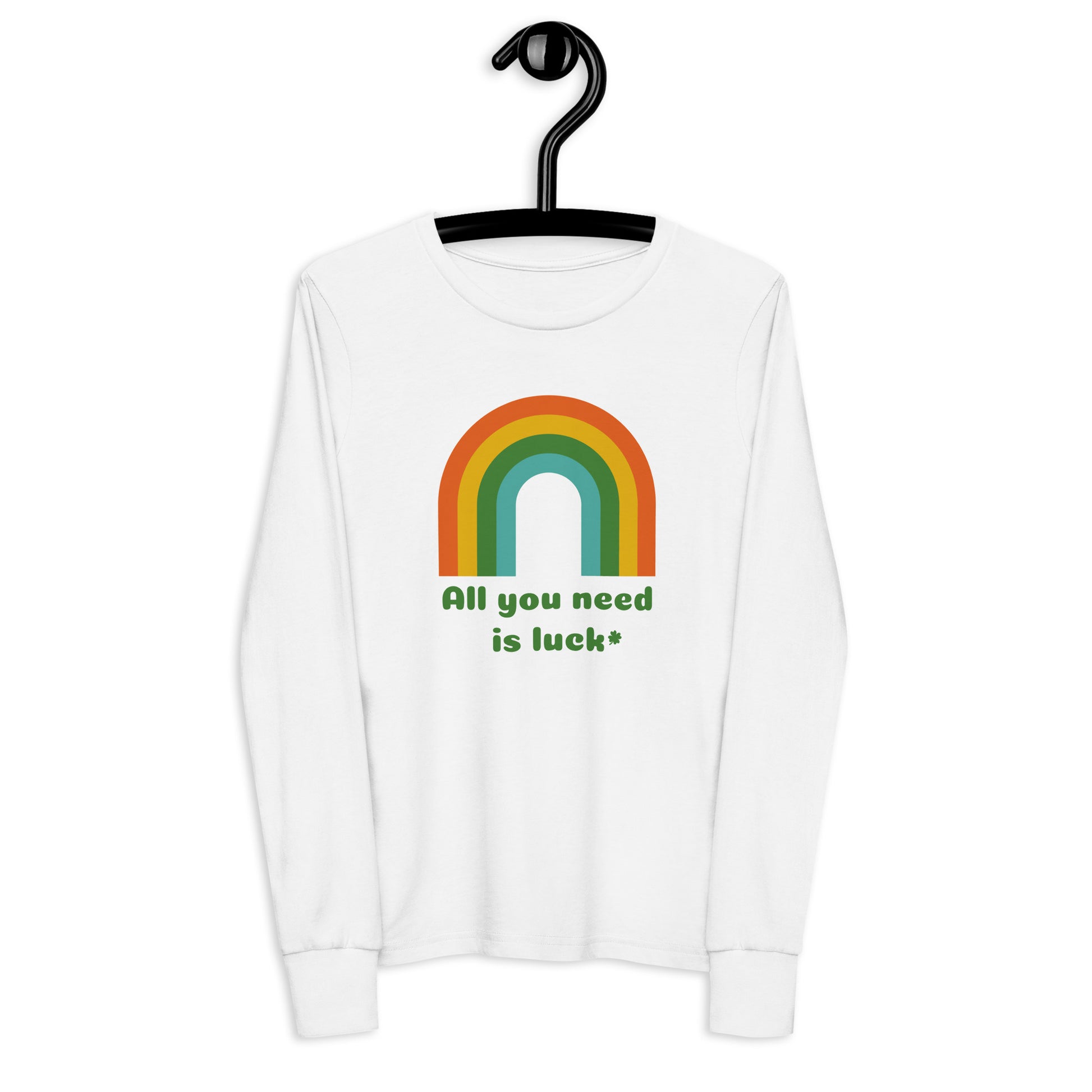 All You Need is Luck Youth Long Sleeve Tee (Size S, M, L) - jaecrece