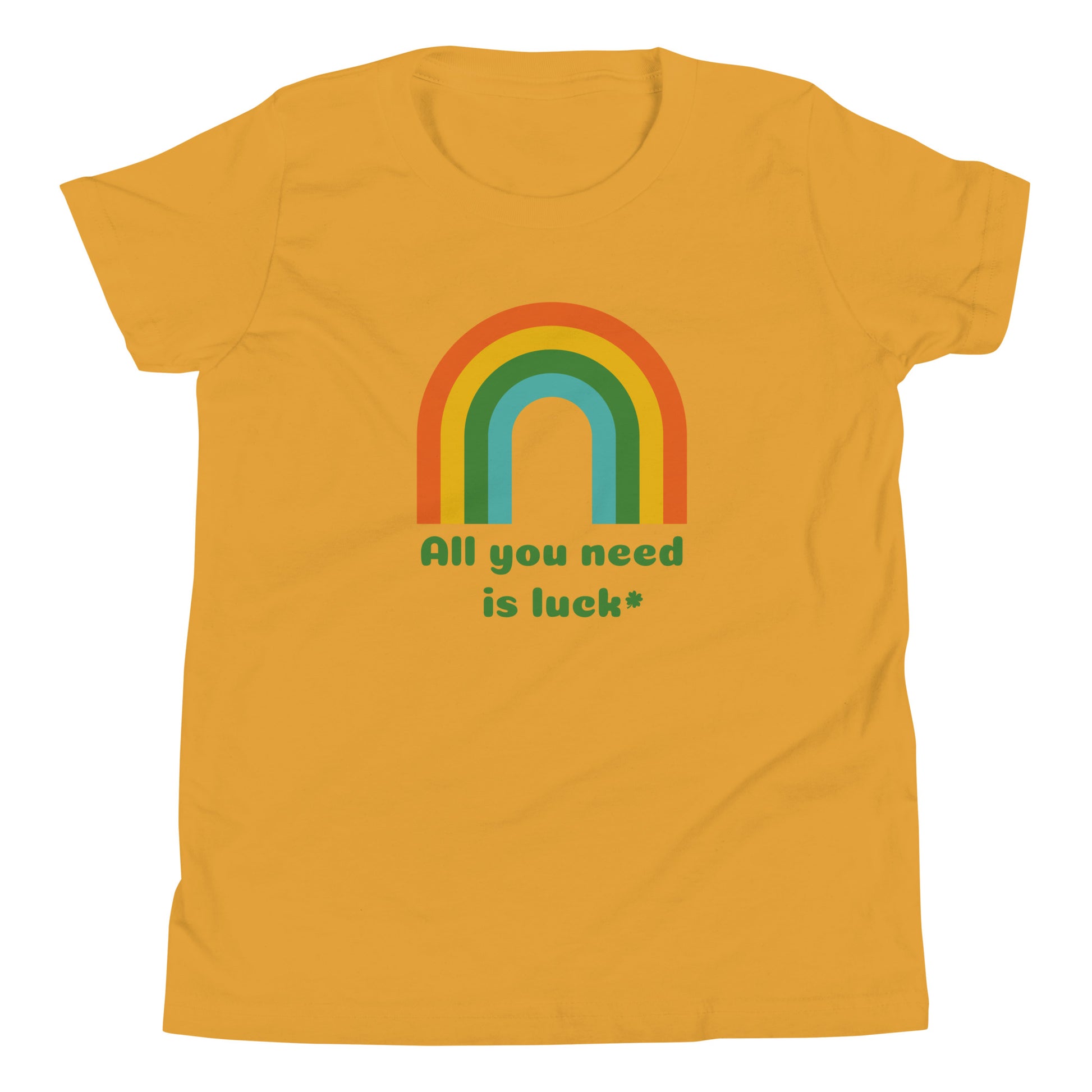 All You Need is Luck Youth Short Sleeve T-Shirt - jaecrece