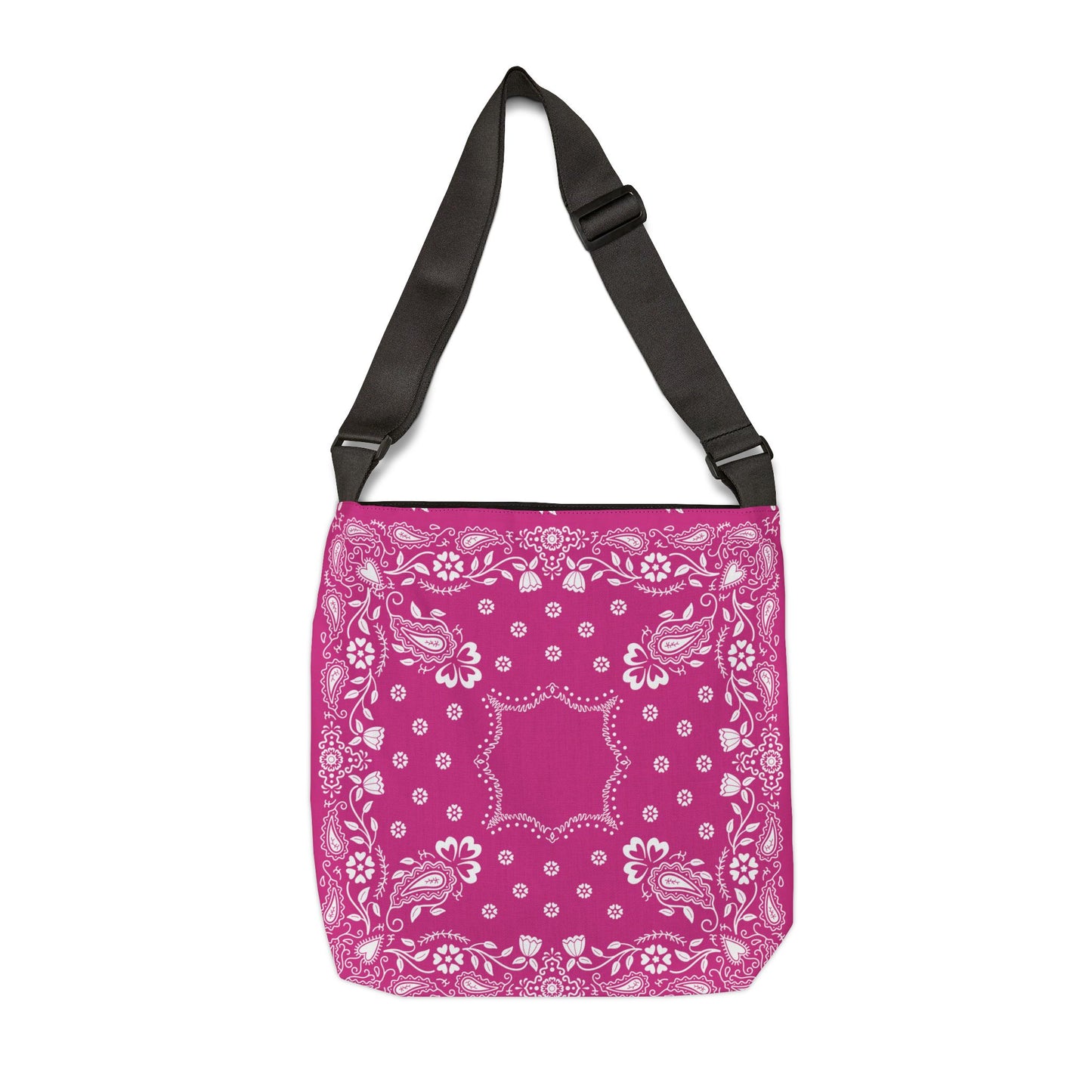 Bandana Monogram Tote Bag | Adjustable Strap