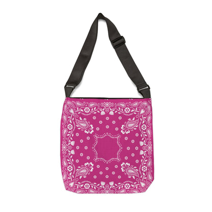 Bandana Monogram Tote Bag | Adjustable Strap