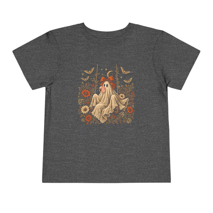 Toddler Ghost on Swing Blowing Bubble Gum Halloween Shirt, Vintage Ghost Tee