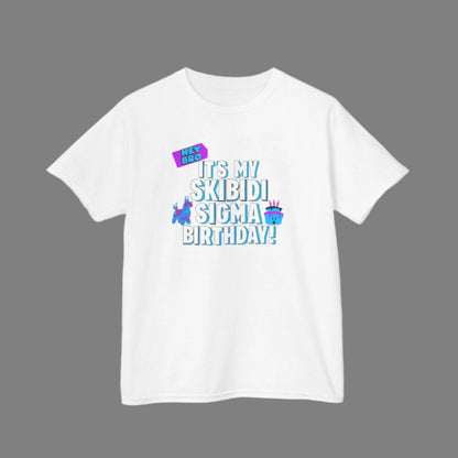 Skibidi Sigma Birthday Kids Tee