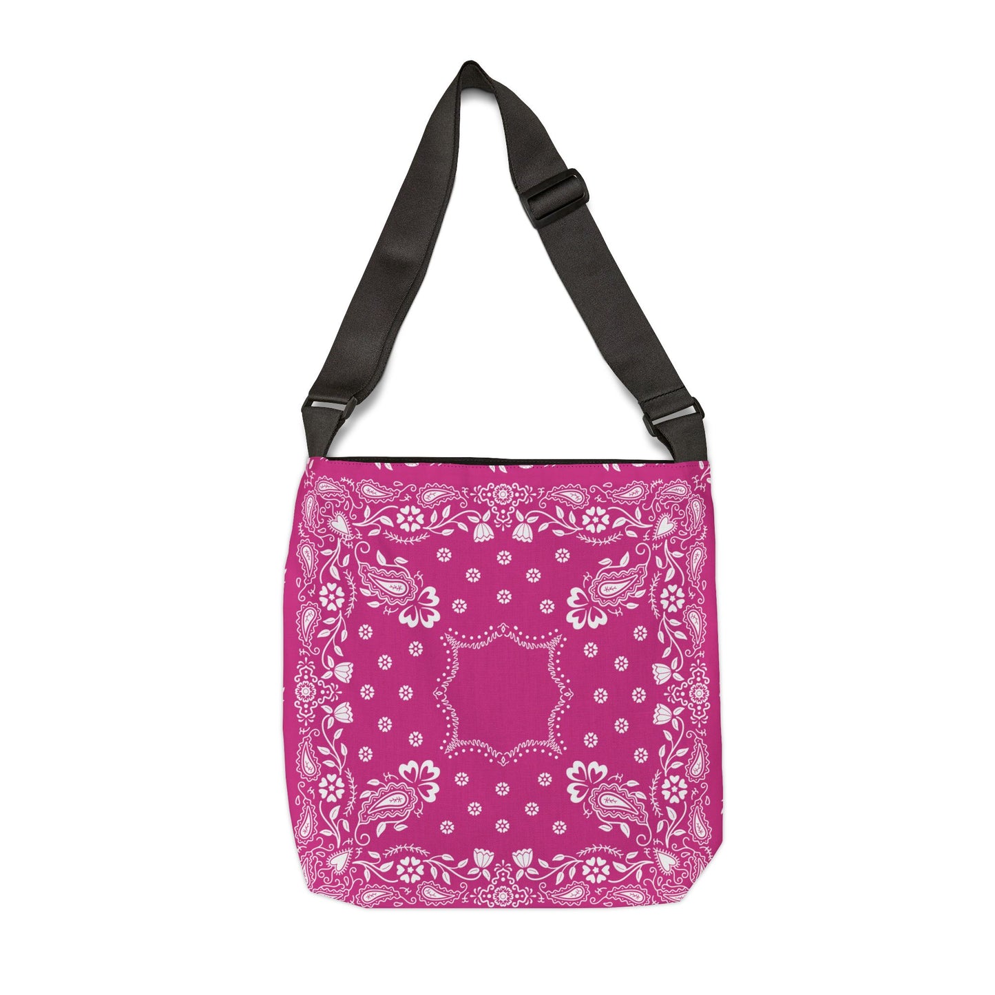 Bandana Monogram Tote Bag | Adjustable Strap
