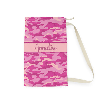Pink Camo Laundry Bag