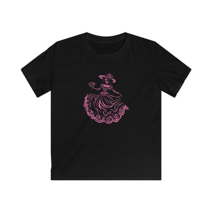 Day of the Dead Catrina Skeleton Youth Tshirt
