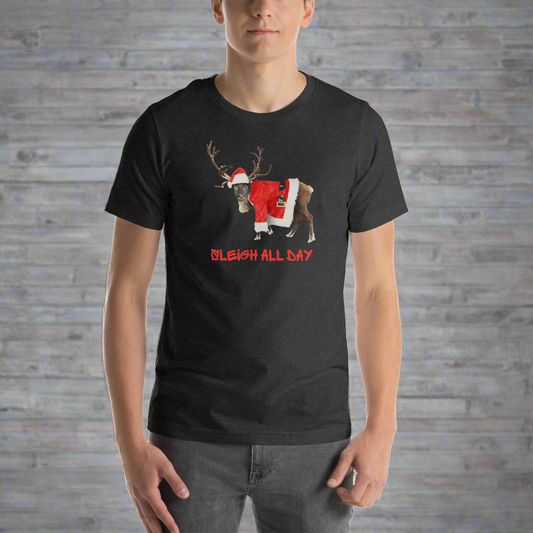 Camiseta unisex Trineo todo el día