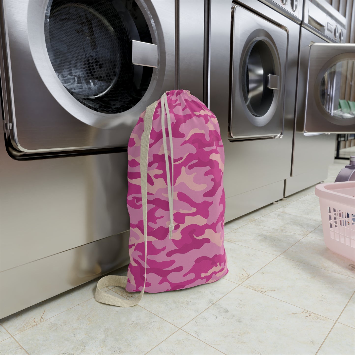 Pink Camo Laundry Bag