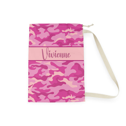 Pink Camo Laundry Bag