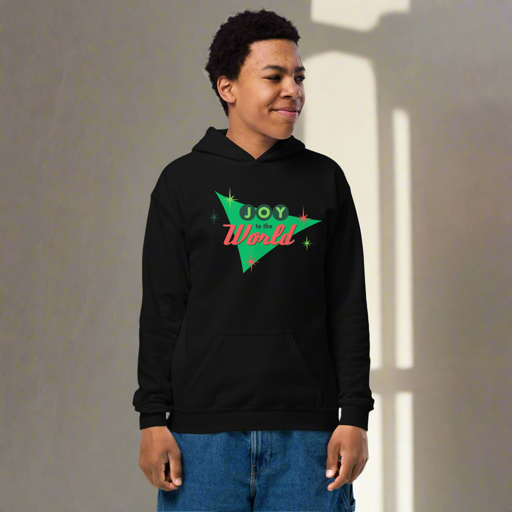 Joy to the World Youth Heavy Blend Hoodie