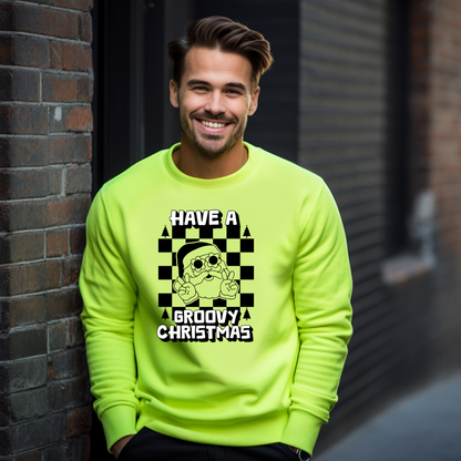 Groovy Santa Christmas Sweatshirt