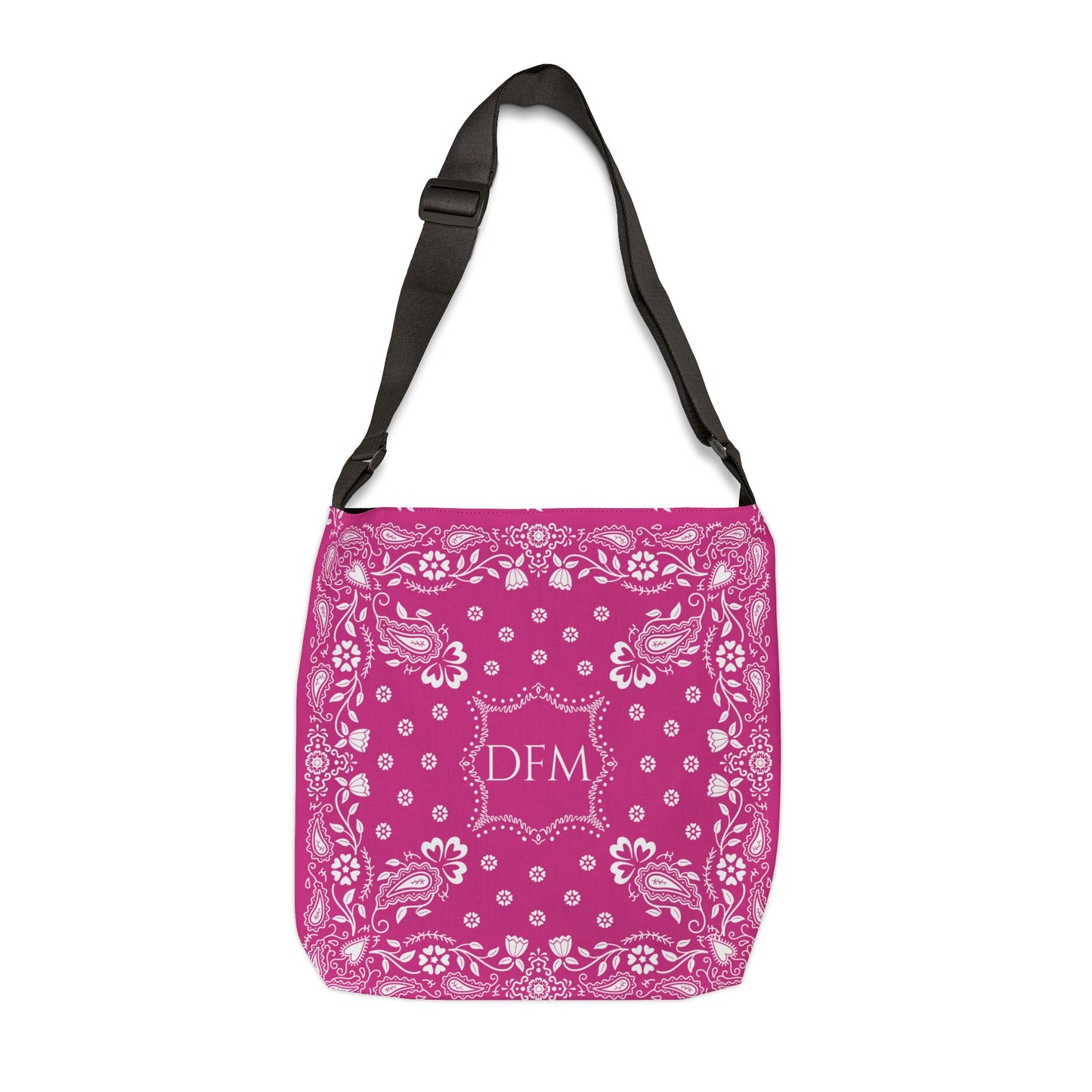 Bandana Monogram Tote Bag | Adjustable Strap