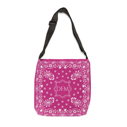 Bandana Monogram Tote Bag | Adjustable Strap