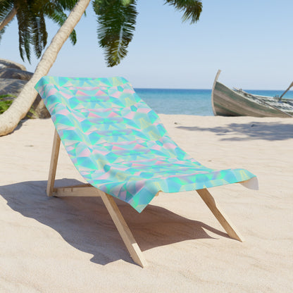 Make a splash at the beach or poolside with our Pastel Prisms Beach Towel, available in two sizes for your convenience. Crafted from high-quality materials, this towel offers absorbency and softness, perfect for drying off after a swim. Embrace vibrant pastel hues and elevate your beach experience with this stylish and functional accessory.