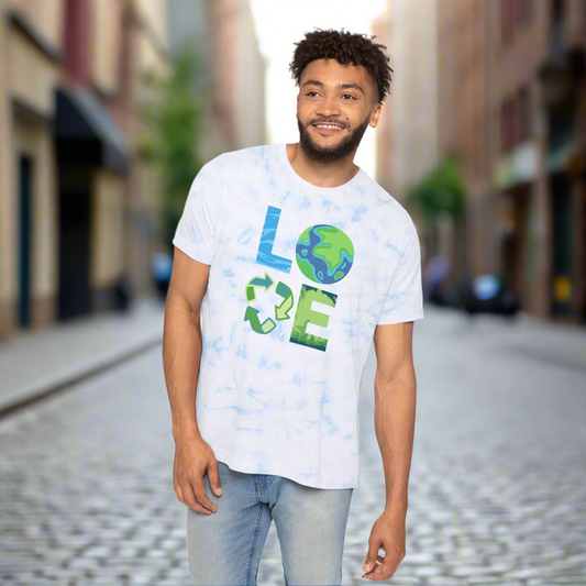 LOVE Earth Day Tie-Dyed T-Shirt