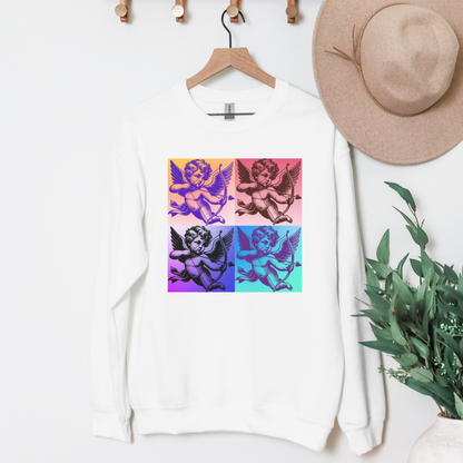 Pop Art Cupid Women's Sweatshirt