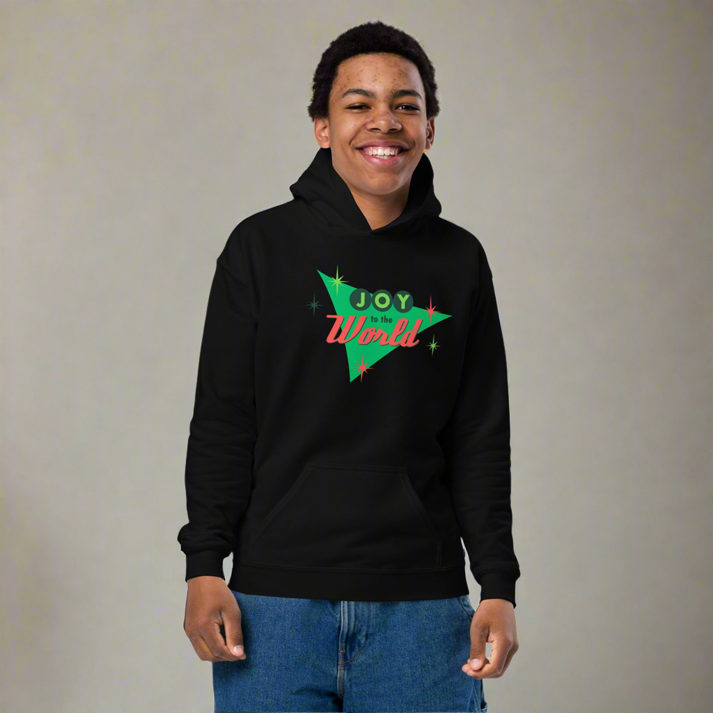 Joy to the World Youth Heavy Blend Hoodie