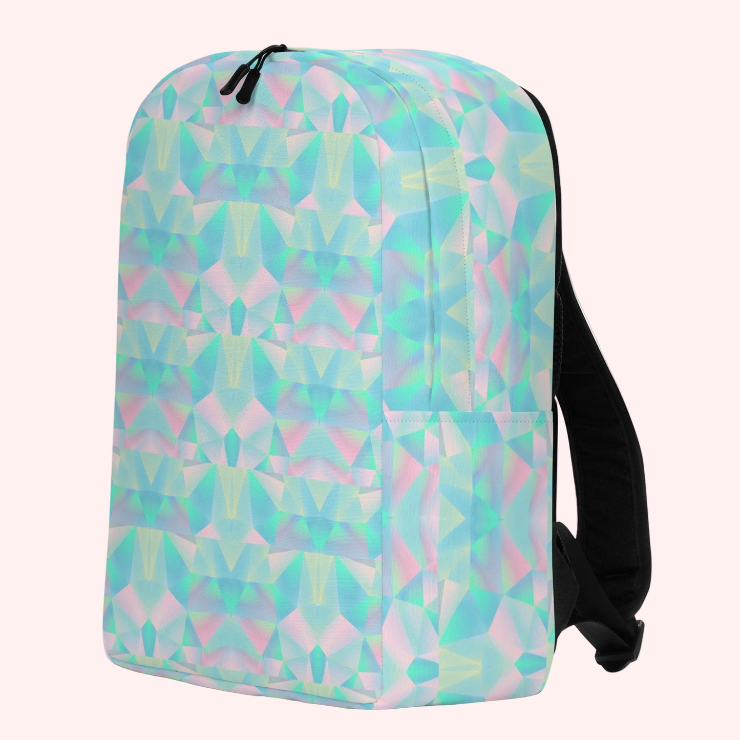 Blue Pastel Prisms Kids Backpack