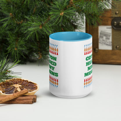Start your day with a smile and a hot beverage in this 15 oz “Cotton Headed Ninny Muggins” ceramic mug. A must-have for Elf fans and lovers of holiday humor, this mug is dishwasher and microwave safe with a bright interior color. Perfect Christmas gift for teachers, coworkers, or anyone who enjoys a little mischief with their morning coffee or tea.