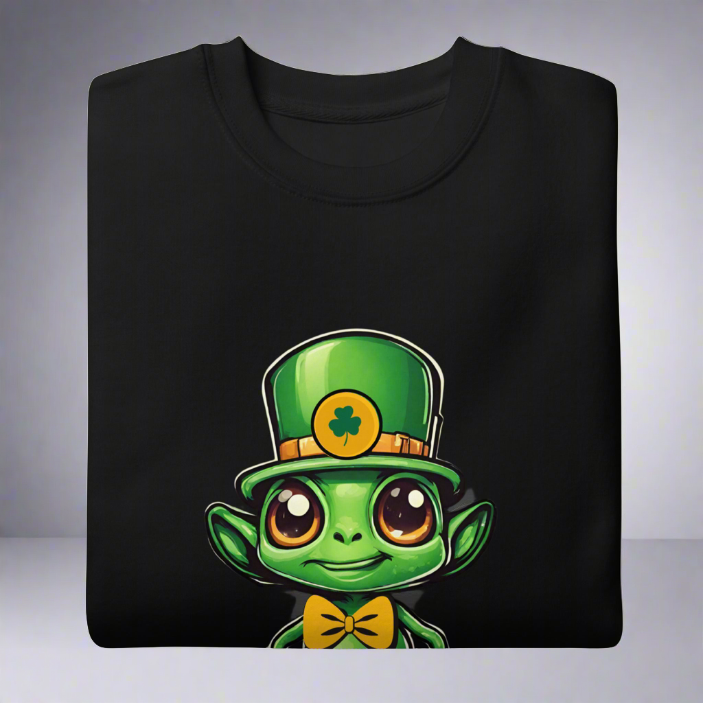 Just a Wee Bit Irish Alien Unisex Premium Sweatshirt