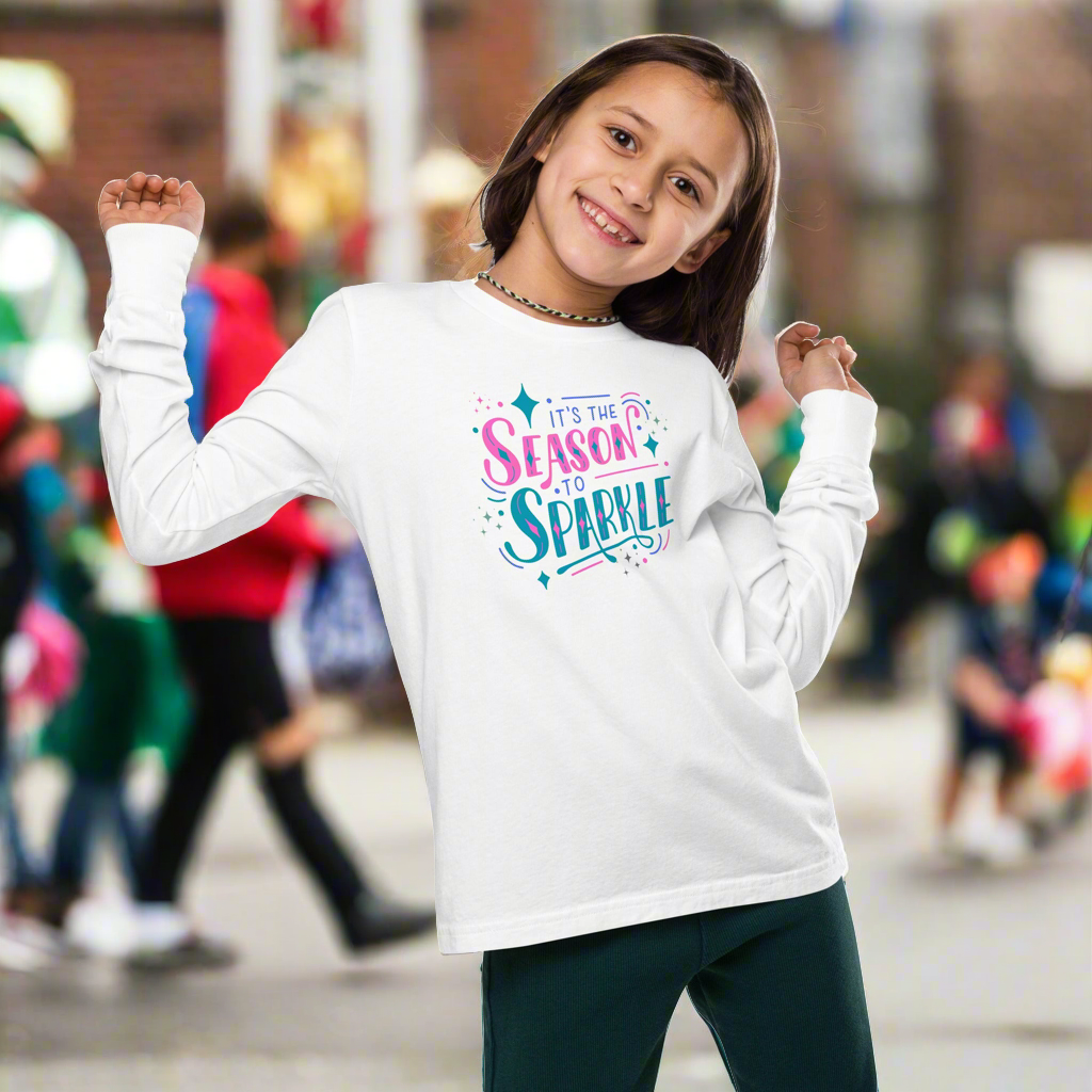 Its the Season to Sparkle Youth Long Sleeve Tee