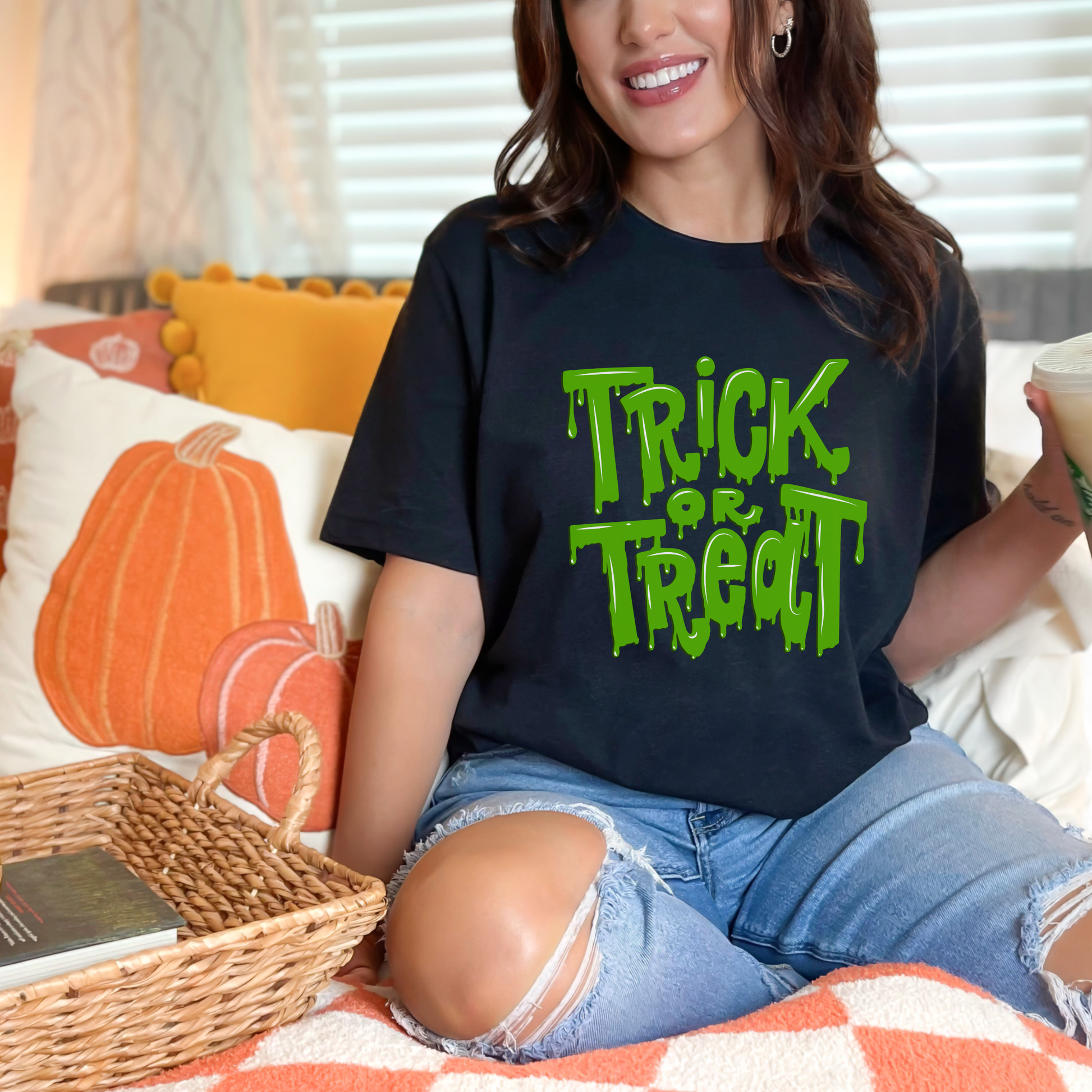 Celebrate spooky season with this Trick or Treat Slime Ooze shirt, designed for Halloween lovers of all ages. This unisex adult Halloween tee features green slime text and comes in sizes XS to 5XL. It’s the perfect creepy-cute shirt for haunted houses, fall festivals, or October nights. Made with soft cotton and spooky vibes, it’s a must-have Halloween graphic tee.
