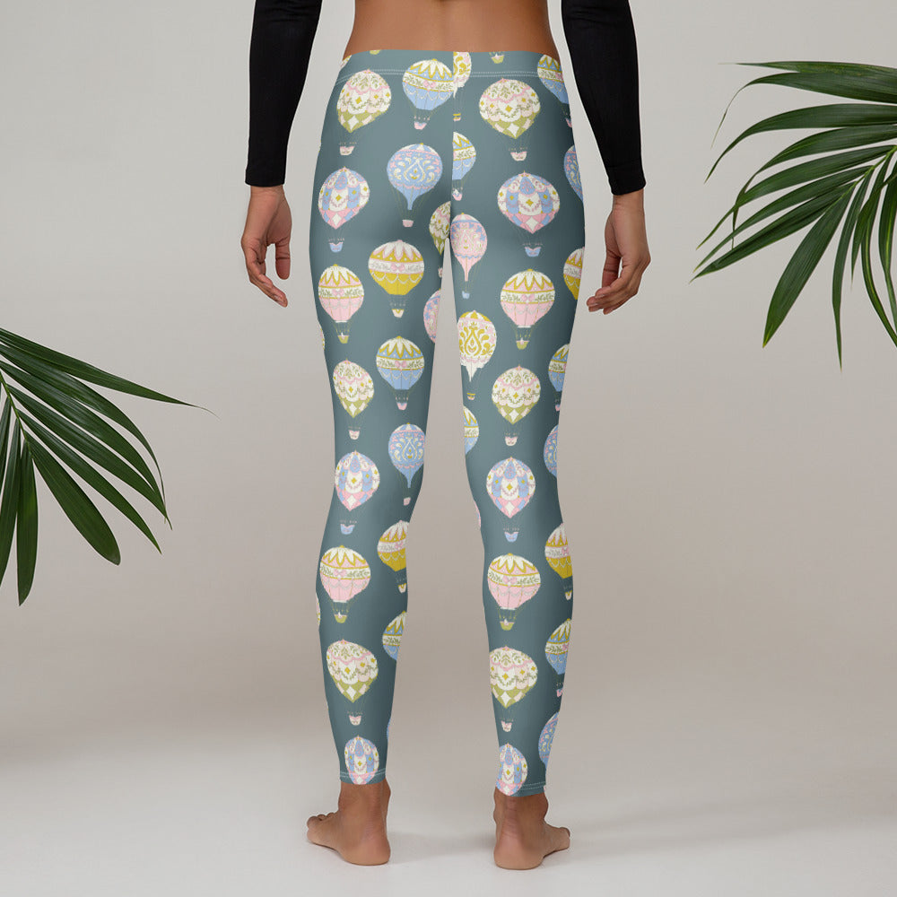 Hot air balloon yoga pants Back 