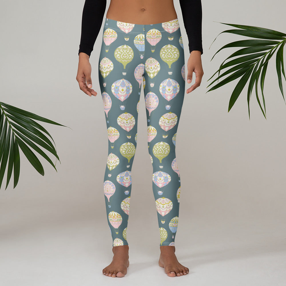 Hot air balloon yoga pants